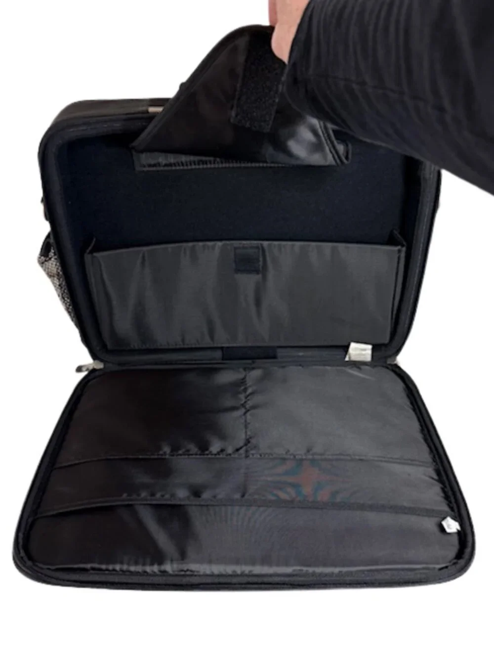 Dell Black & Gray Laptop Messenger Bag Briefcase Carrying Case